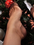 Merry Christmas! feet in stockings