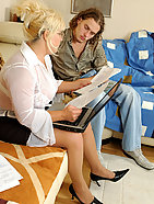 bussines woman in pantyhose