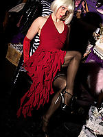 Sensual mature mom in nylons