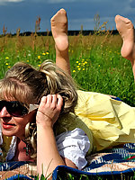 German kinky mature moms in tights and heels