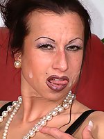 Amateur milf wife in stockings fully clothed sex